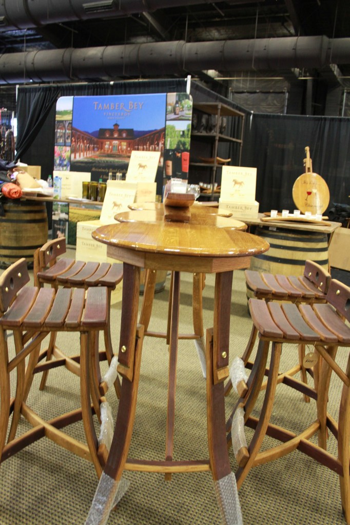 Three top table and chairs