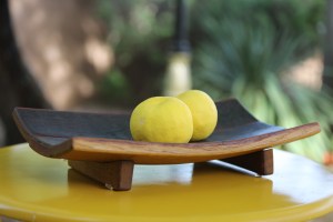 Barrel  stave bowl -18”L x 11”W x 4”H 